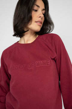 Story Of Mine Sweatshirt Bordeaux