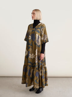 Sea Flowers Maxi Dress