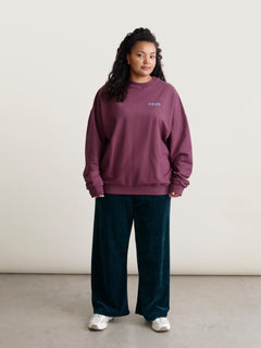 Swirling Sweatshirt Purple