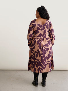 Leaf Dress Purple