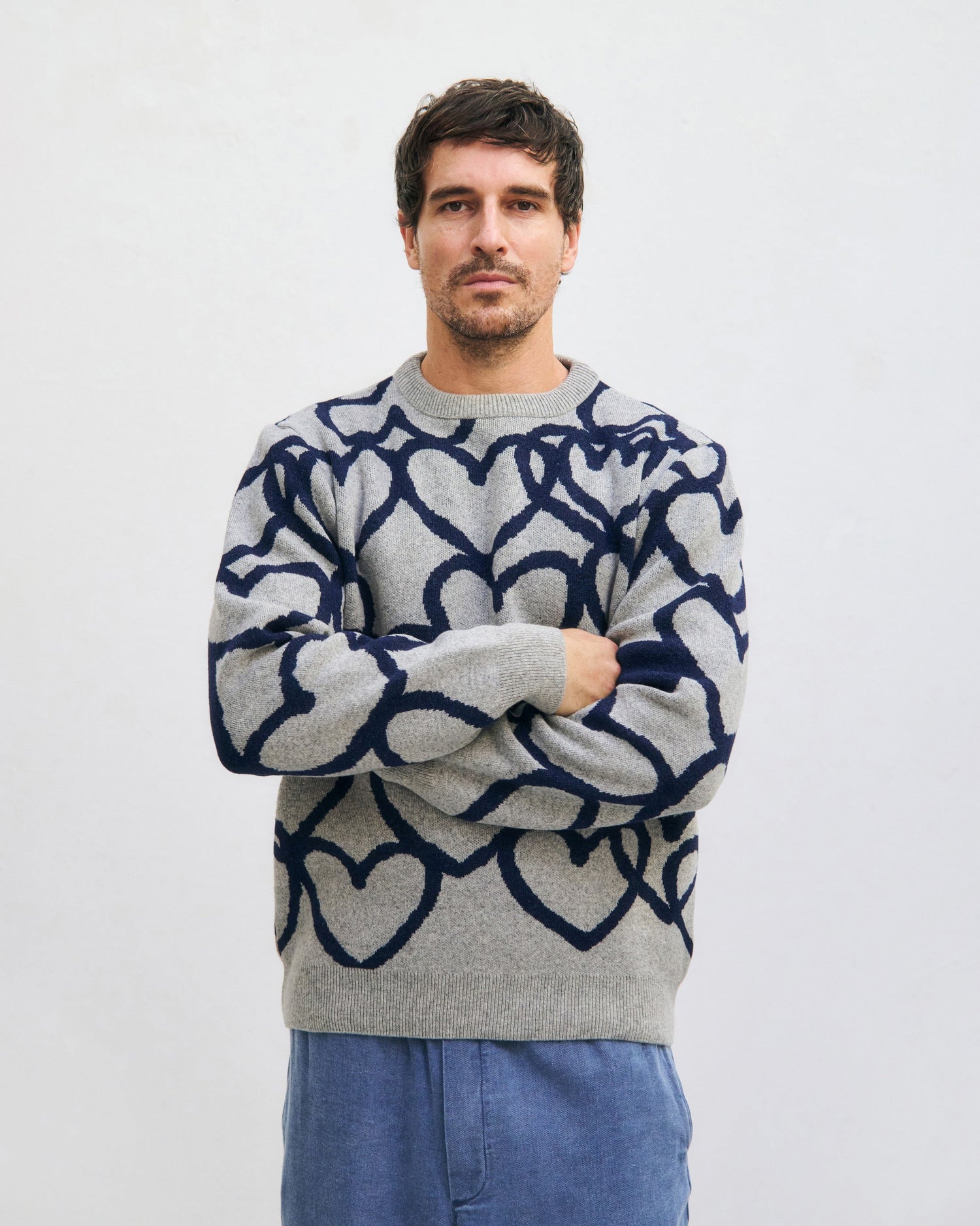 Affection Knit Sweatshirt Warm Anthracite