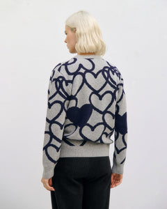 Affection Knit Sweatshirt Warm Anthracite