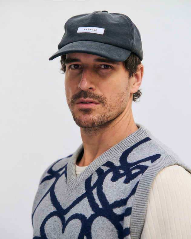 Affection Knitted Vest Warm Anthracite