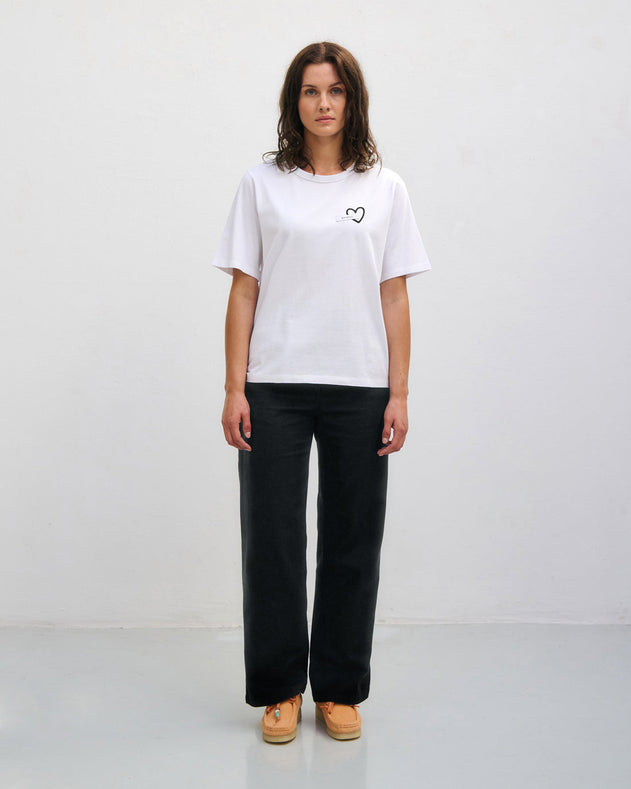 Affection T-Shirt Bio Baumwolle - Weiß