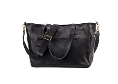 Leather Tote Fifth Avenue Collection Black