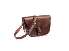 Leather Bag Princeton Collection Dark Brown