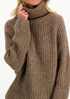 Alexa Roll-Neck Beige