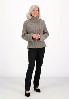 Alexa Roll-Neck Grey