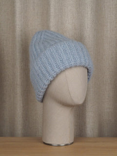 Angie Alpaca Blend Chunky Beanie Light blue