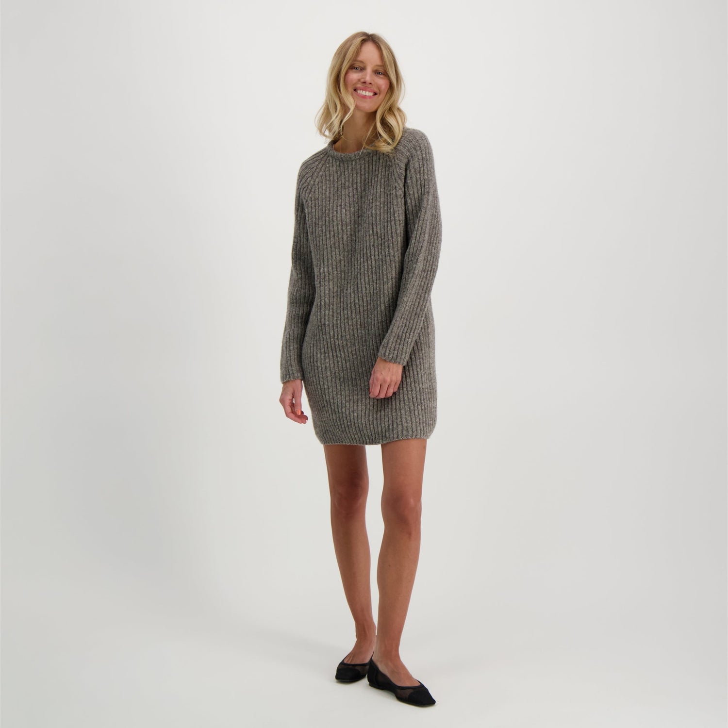 Anne Long Knit Grey
