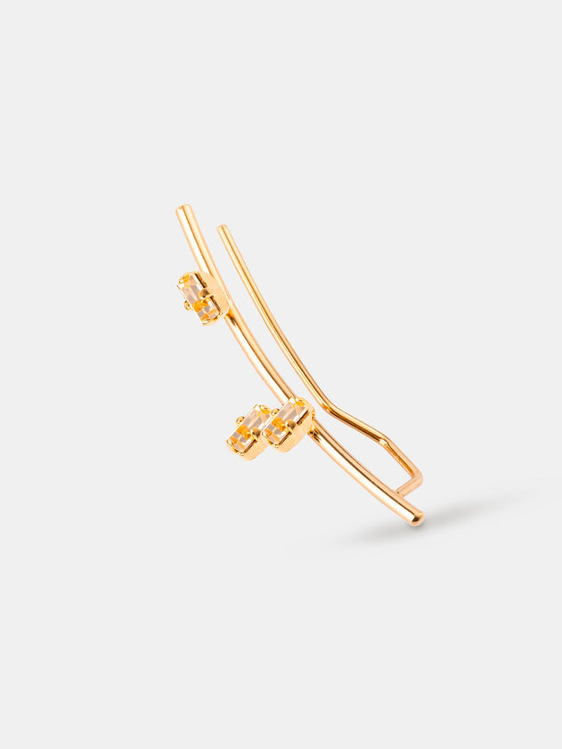 Antoine Ear Climber Earring Champagne