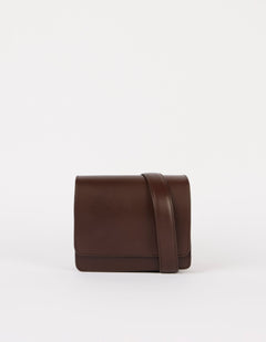 Audrey Mini Bag Classic Leather Chocolate Brown