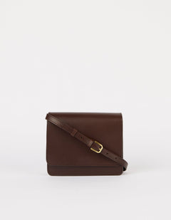 Audrey Mini Bag Classic Leather Chocolate Brown