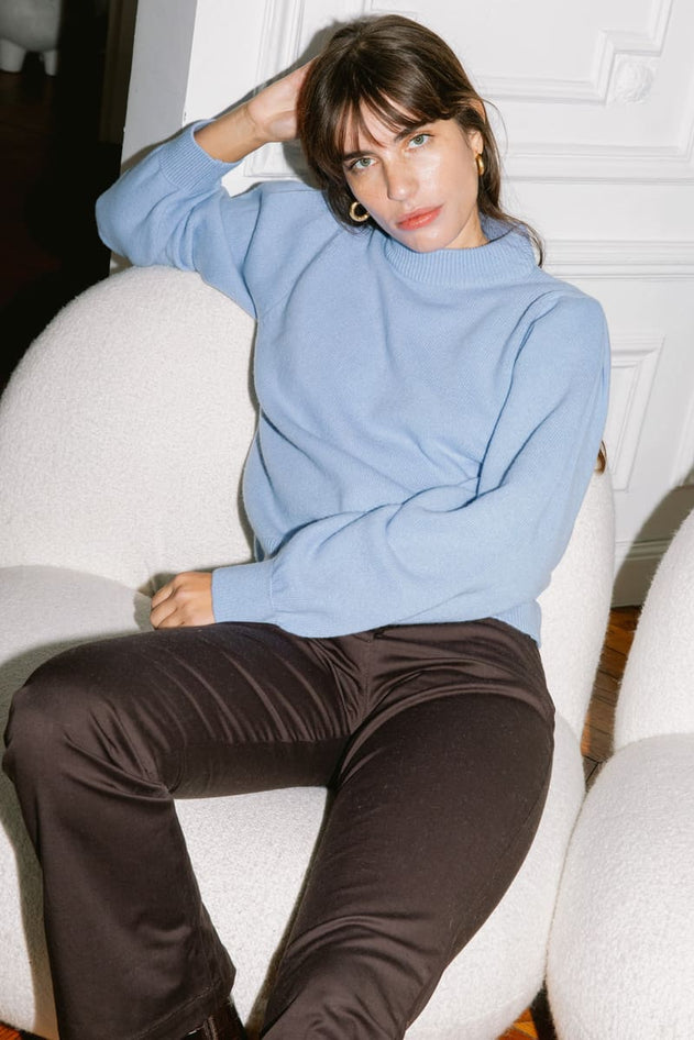 Ormeau Merino Sweater Blue