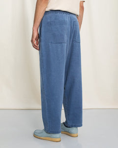 Wide Pants Washed Denim