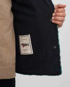 Heavy Organic Wool Blend Sherpa Jacket Multi