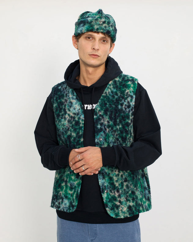 Sherpa Vest Wool-Blend Multi