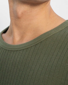 Ribbed T-Shirt Green