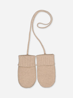 Baby's Cashmere Mittens Beige