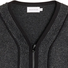 Goxo Fleece Waistcoat Graphite