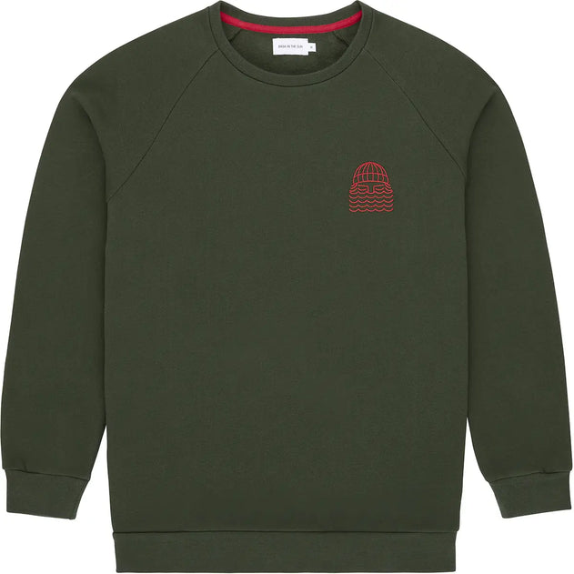 To The Sea Sweatshirt Forest Mini Green