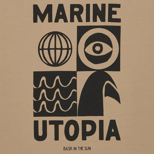 Marine Utopia T-shirt Sesame