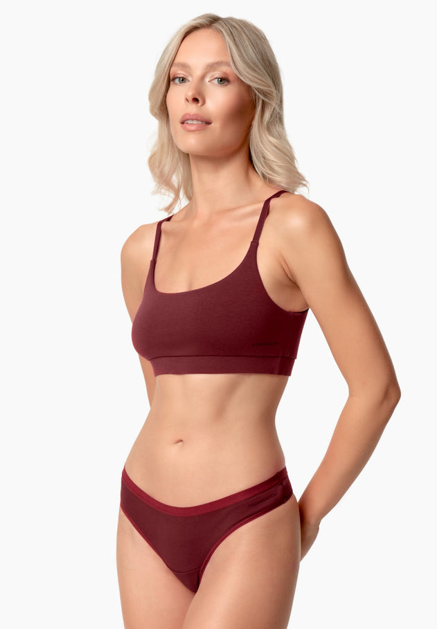 Beleen Bralette Bordeaux