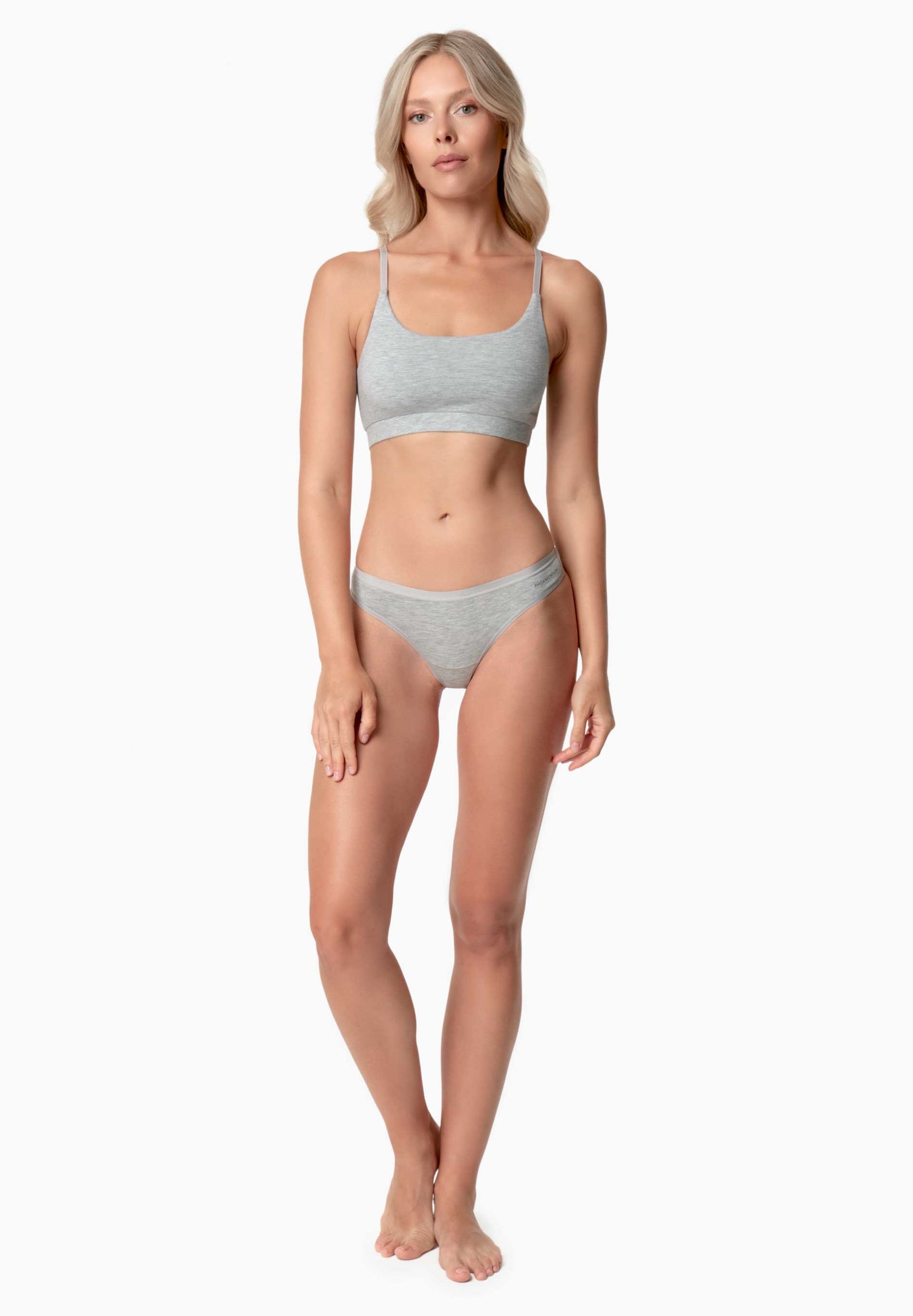 Beleen Bralette Grey Melange