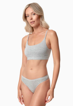 Beleen Bralette Grey Melange