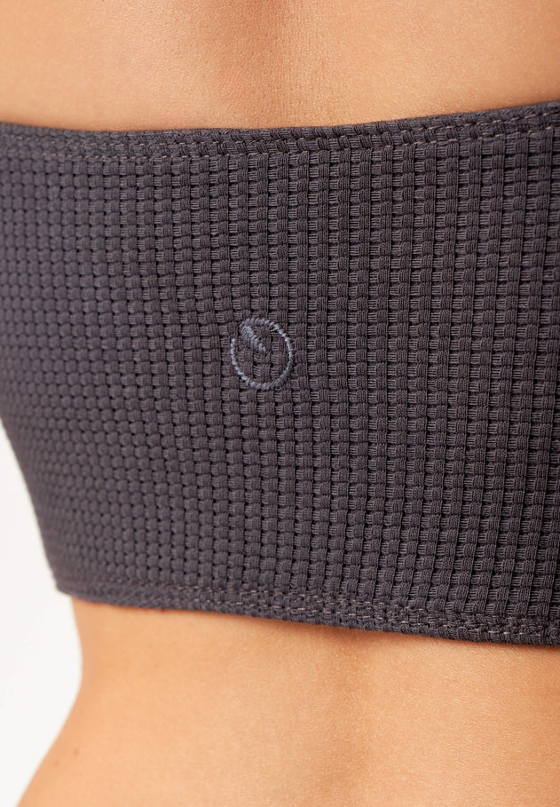 Bella Waffle Crop Top