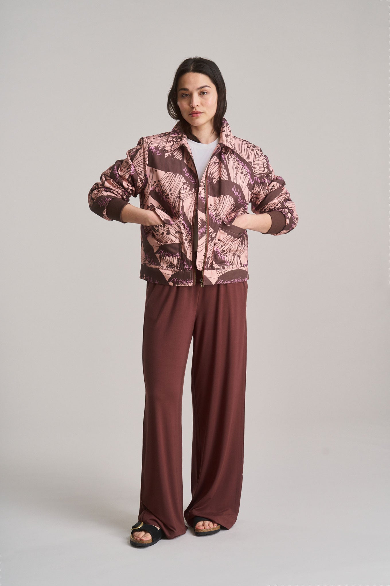 Binita Modal Trousers Chocolate