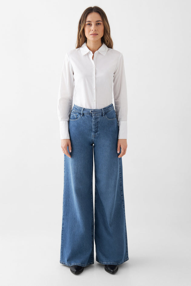 Blaze High Waist Jeans Medium Blue