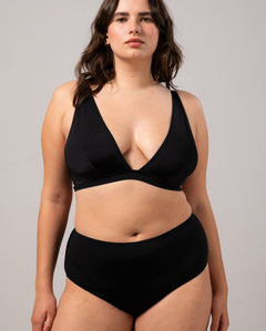 Highwaist Bikini Briefs Black