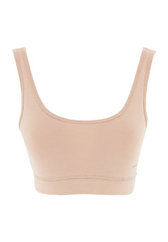 Brianna Modal Blend Bralette Beige