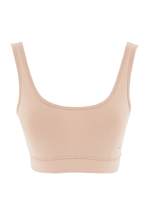 Brianna Modal Blend Bralette Beige