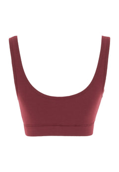 Brianna Modal Blend Bralette Bordeaux