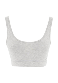 Brianna Modal Blend Bralette Grey Melange