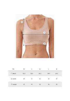 Brianna Modal Blend Bralette Dusty Pink