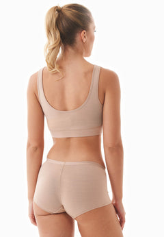 Brianna Modal Blend Bralette Beige
