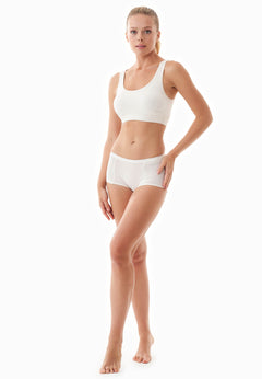Brianna Modal Blend Bralette Off White