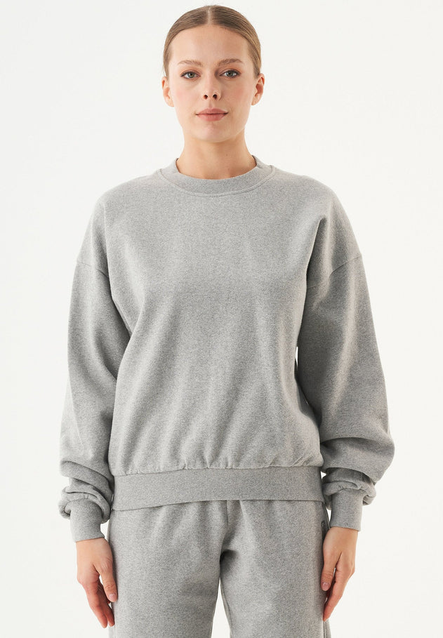 Buket Soft Touch Organic Cotton Sweatshirt Grey Melange