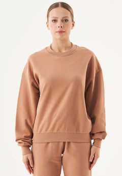 Buket Soft Touch Organic Cotton Sweatshirt Light Brown