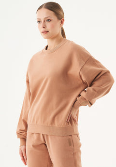 Buket Soft Touch Organic Cotton Sweatshirt Light Brown