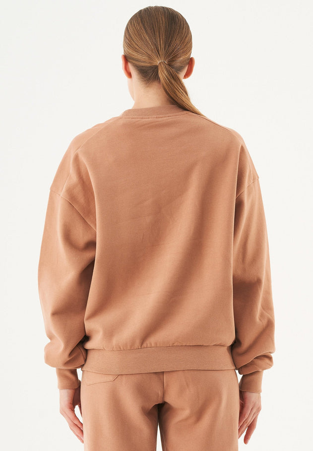 Buket Soft Touch Organic Cotton Sweatshirt Light Brown