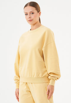 Buket Soft Touch Organic Cotton Sweatshirt Soft Yellow