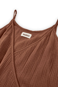 Brielle Strap Dress Terracotta