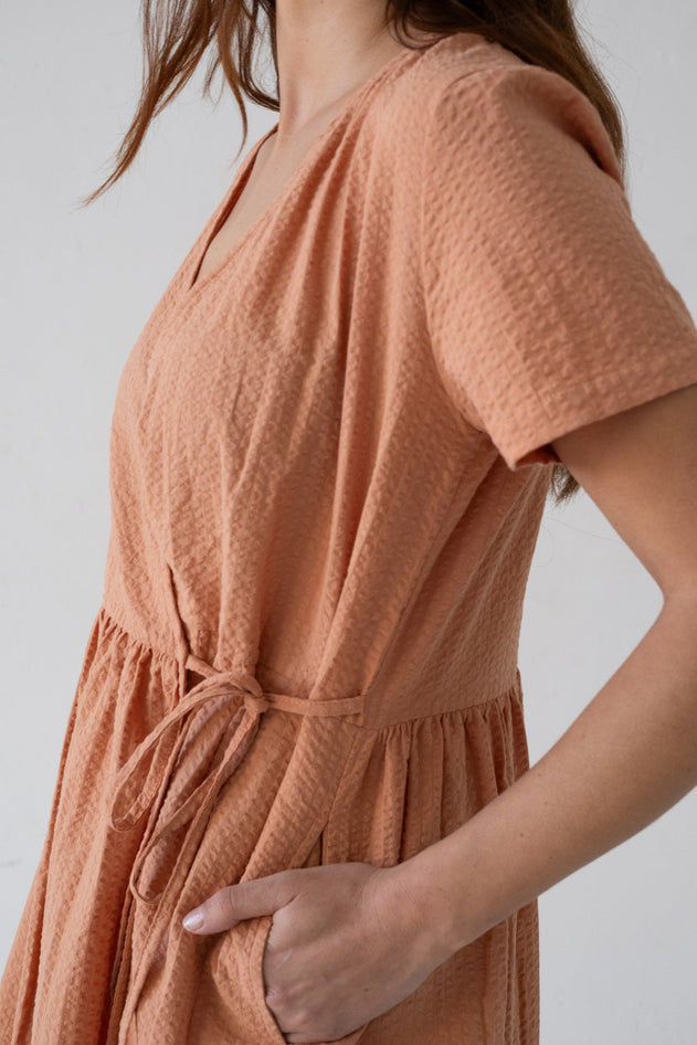 Benoit Wrap Dress Pink