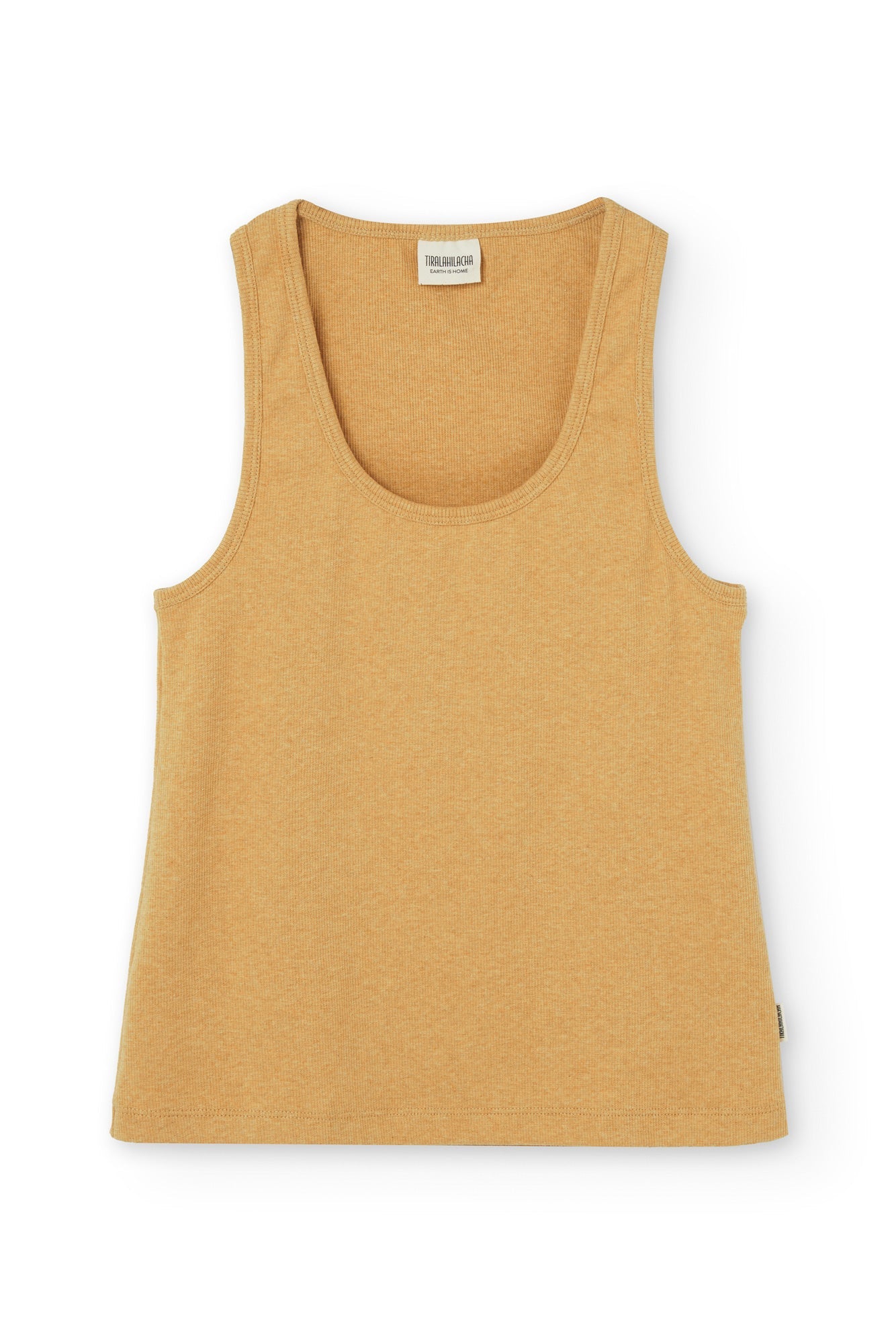 Bonnie Ribbed Tank Top Yellow