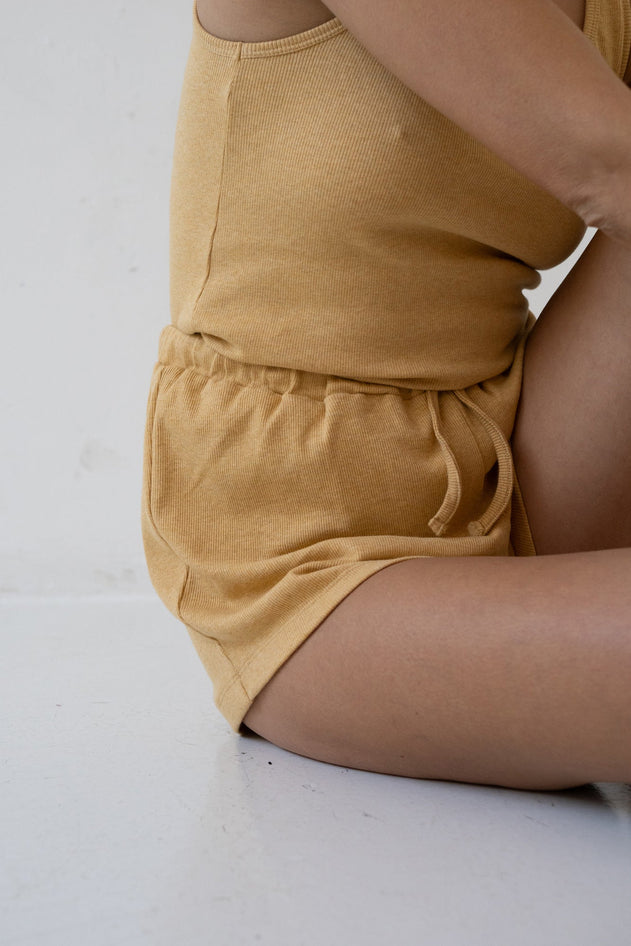 Brooklyn Canale Shorts Yellow
