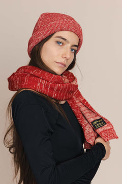 The Hemp Wool Beanie Red